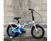 16吋 單速 摺疊 童車 輔助輪